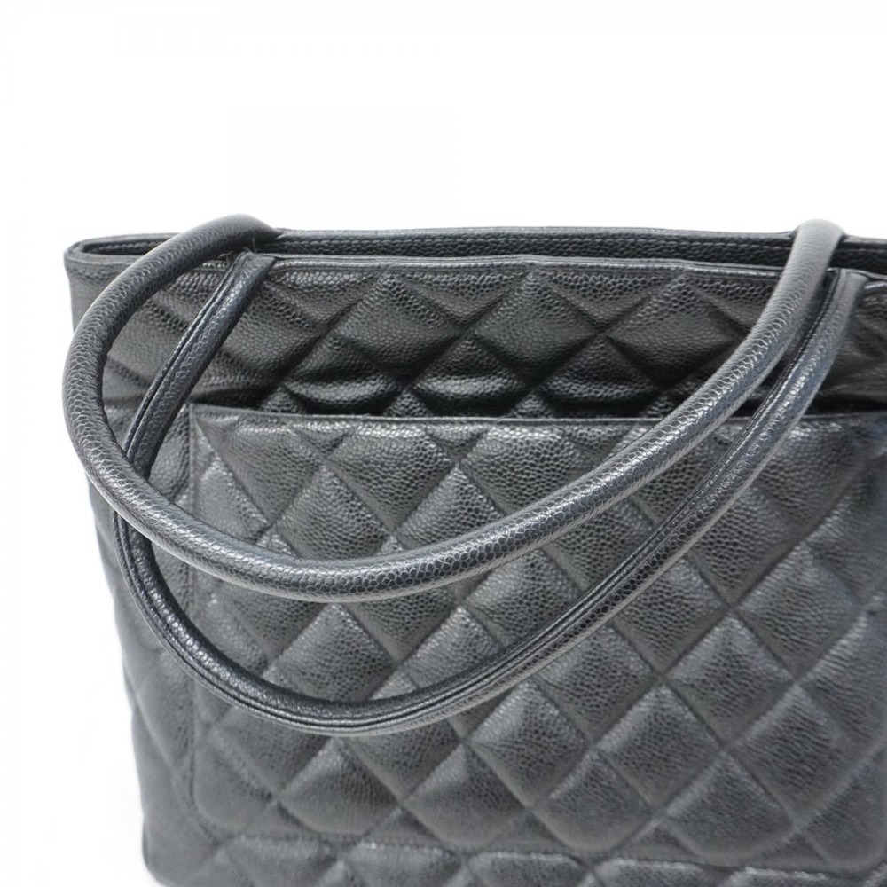 Chanel Reissue Tote Bag, Caviar Skin, Black, Women's - Picture 9 of 12
